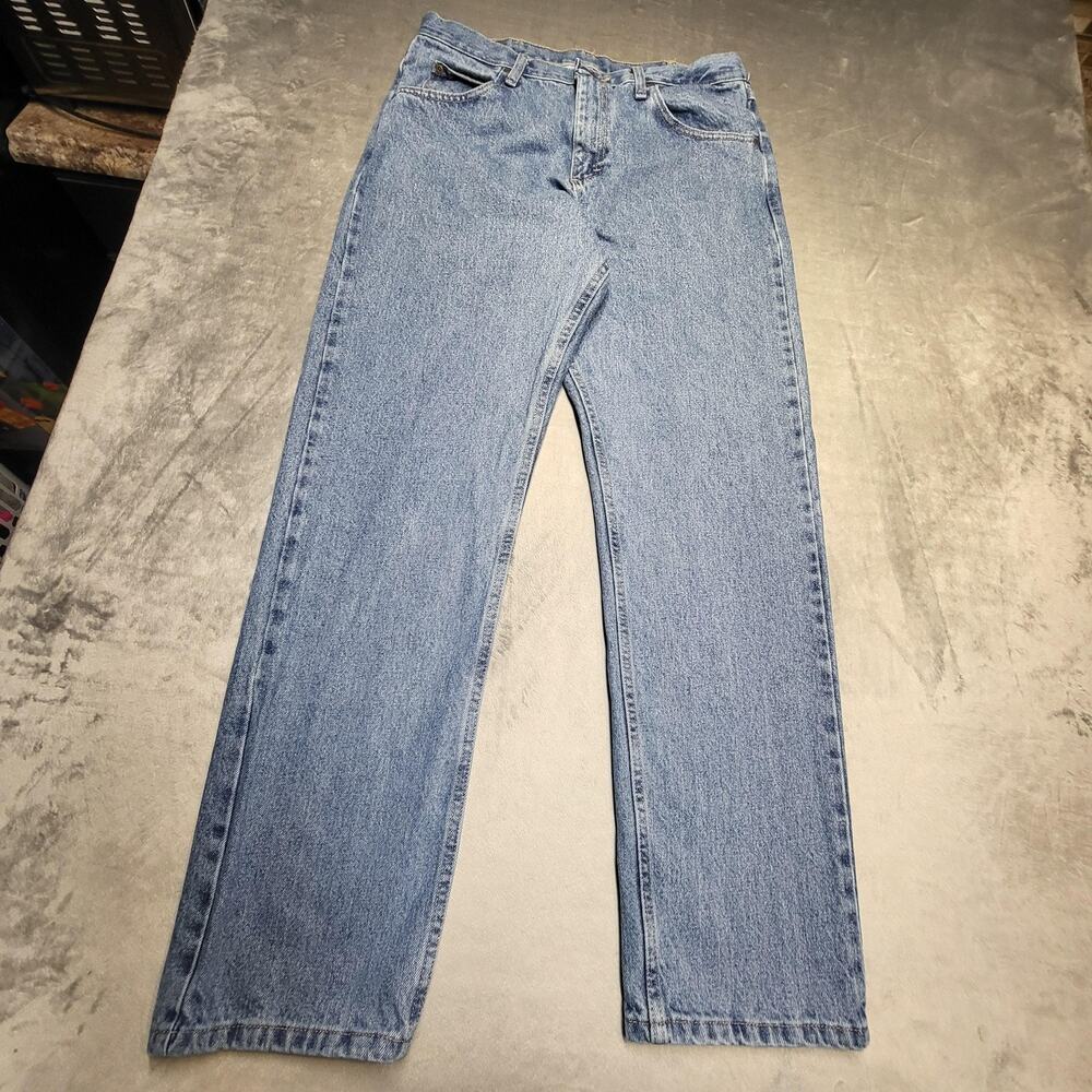 Vintage Wrangler Jeans Mens 34x32 Blue Denim Classic Straight Leg 5 Pocket 00s